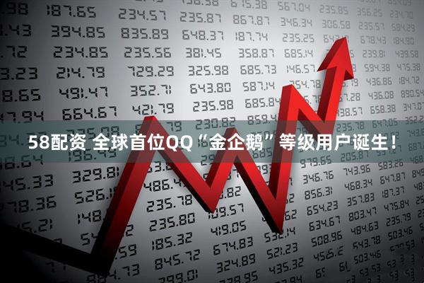 58配资 全球首位QQ“金企鹅”等级用户诞生！