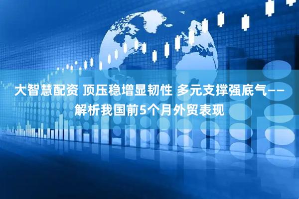 大智慧配资 顶压稳增显韧性 多元支撑强底气——解析我国前5个月外贸表现
