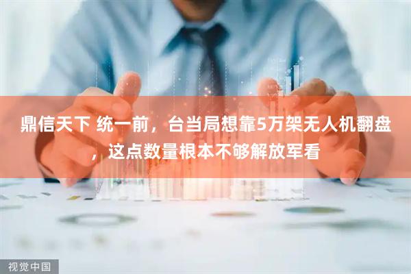 鼎信天下 统一前，台当局想靠5万架无人机翻盘，这点数量根本不够解放军看