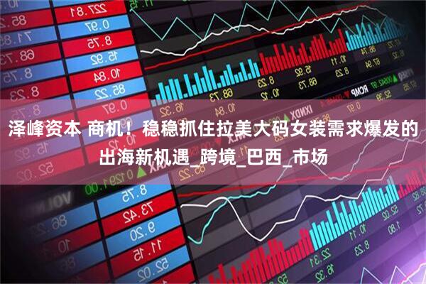 泽峰资本 商机！稳稳抓住拉美大码女装需求爆发的出海新机遇_跨境_巴西_市场