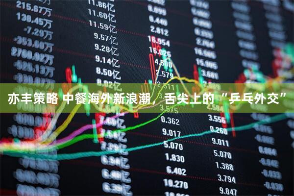 亦丰策略 中餐海外新浪潮，舌尖上的 “乒乓外交”