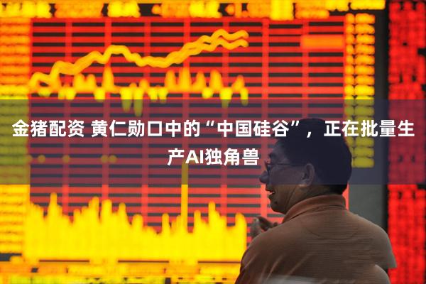金猪配资 黄仁勋口中的“中国硅谷”,正在批量生产AI独角兽